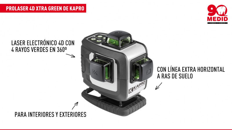 Medid nivel laser 4d kapro 36183