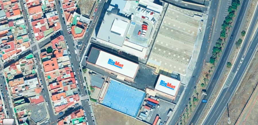 BigMat imagen aerea centro logistico Tenerife